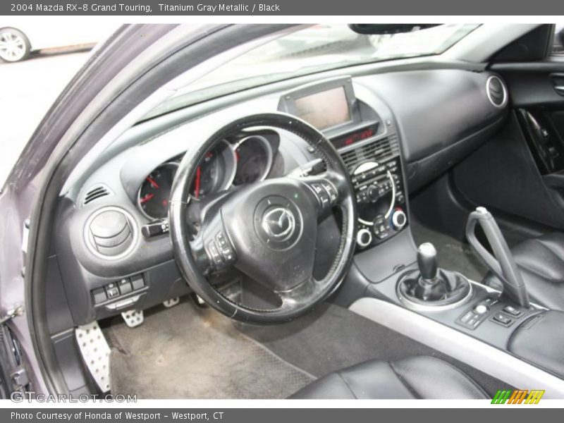 Titanium Gray Metallic / Black 2004 Mazda RX-8 Grand Touring