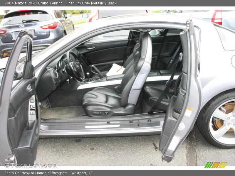 Titanium Gray Metallic / Black 2004 Mazda RX-8 Grand Touring
