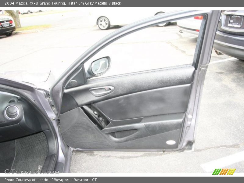 Titanium Gray Metallic / Black 2004 Mazda RX-8 Grand Touring
