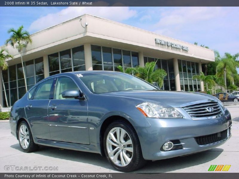 Lakeshore Slate / Wheat 2008 Infiniti M 35 Sedan