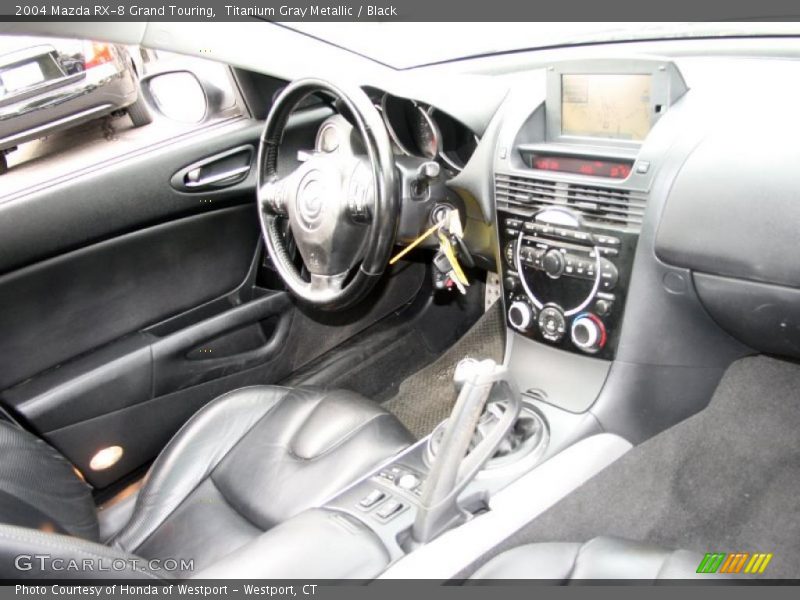 Titanium Gray Metallic / Black 2004 Mazda RX-8 Grand Touring