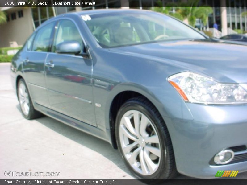 Lakeshore Slate / Wheat 2008 Infiniti M 35 Sedan