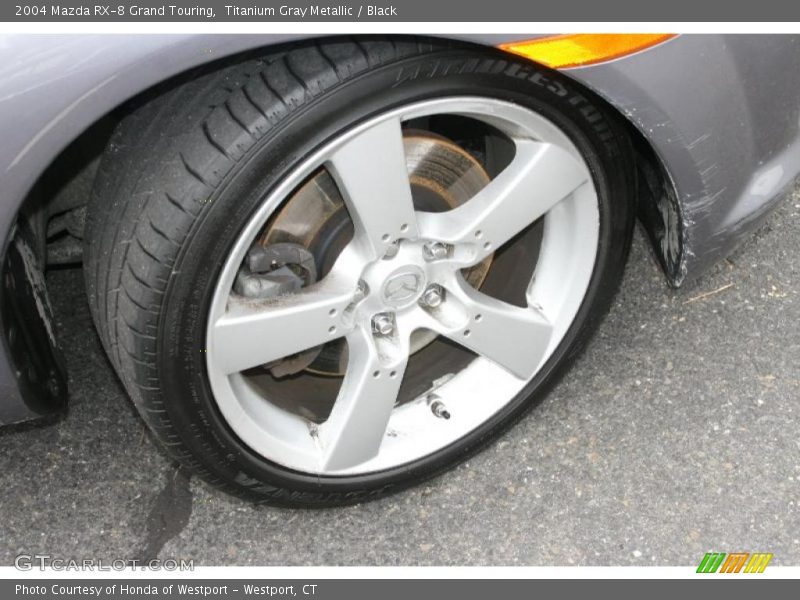 Titanium Gray Metallic / Black 2004 Mazda RX-8 Grand Touring