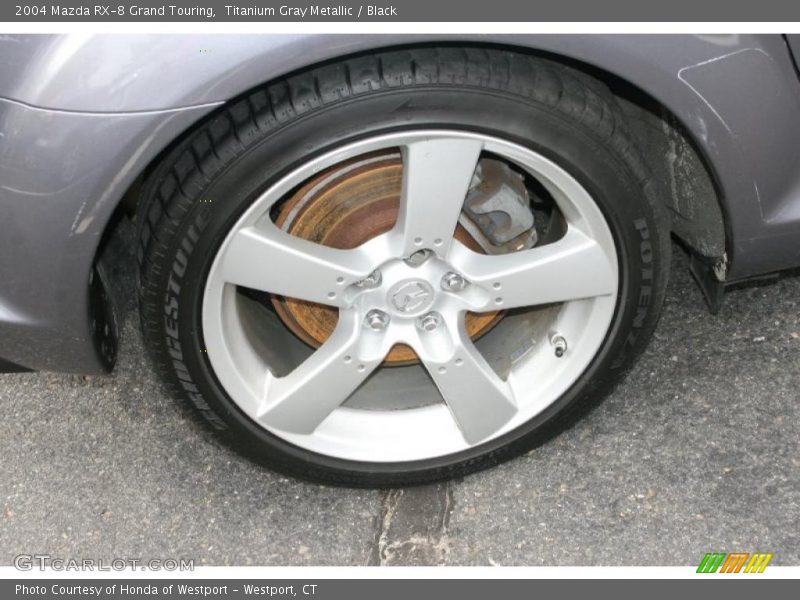 Titanium Gray Metallic / Black 2004 Mazda RX-8 Grand Touring