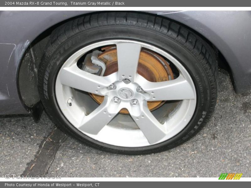 Titanium Gray Metallic / Black 2004 Mazda RX-8 Grand Touring
