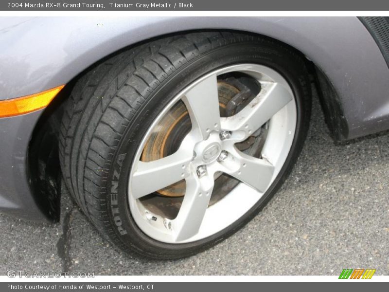 Titanium Gray Metallic / Black 2004 Mazda RX-8 Grand Touring