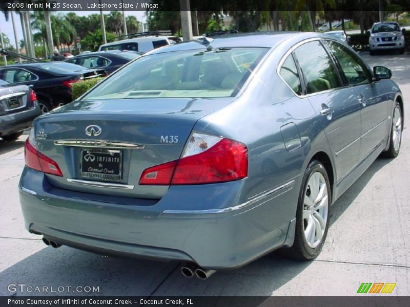 Lakeshore Slate / Wheat 2008 Infiniti M 35 Sedan