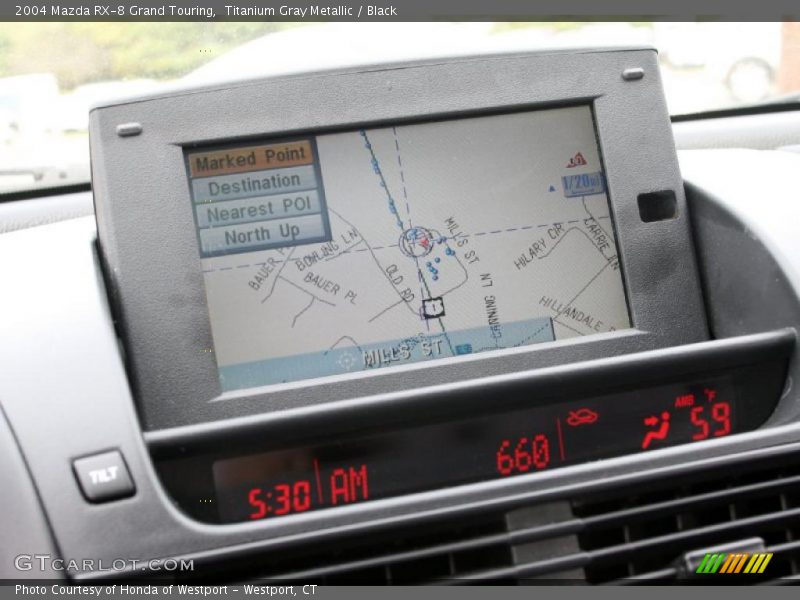 Titanium Gray Metallic / Black 2004 Mazda RX-8 Grand Touring