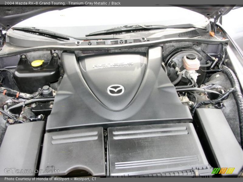 Titanium Gray Metallic / Black 2004 Mazda RX-8 Grand Touring