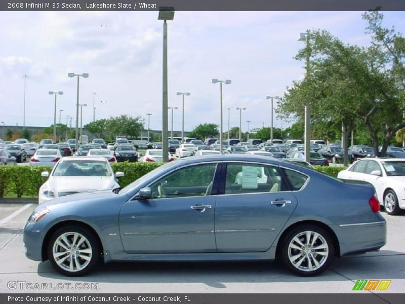 Lakeshore Slate / Wheat 2008 Infiniti M 35 Sedan