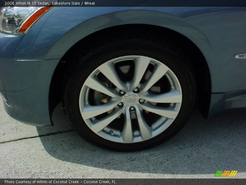 Lakeshore Slate / Wheat 2008 Infiniti M 35 Sedan