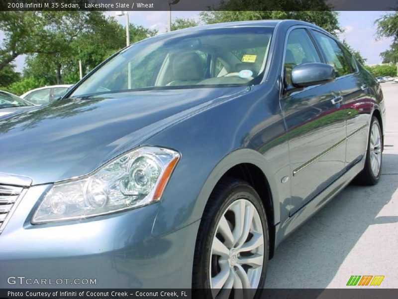 Lakeshore Slate / Wheat 2008 Infiniti M 35 Sedan