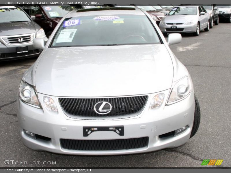 Mercury Silver Metallic / Black 2006 Lexus GS 300 AWD