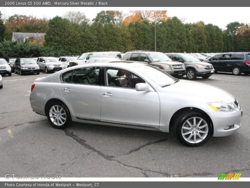 Mercury Silver Metallic / Black 2006 Lexus GS 300 AWD