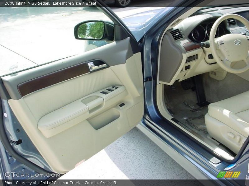 Lakeshore Slate / Wheat 2008 Infiniti M 35 Sedan
