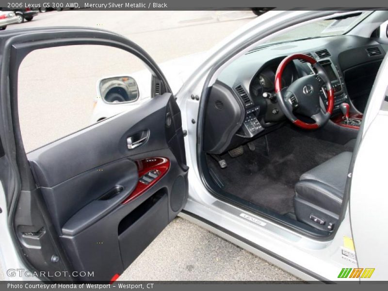 Mercury Silver Metallic / Black 2006 Lexus GS 300 AWD