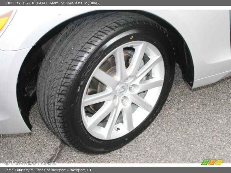 Mercury Silver Metallic / Black 2006 Lexus GS 300 AWD