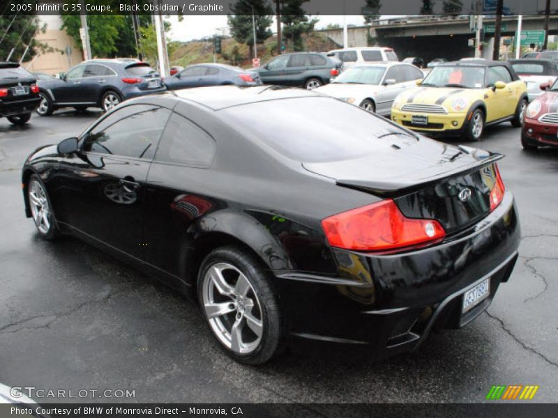 Black Obsidian / Graphite 2005 Infiniti G 35 Coupe