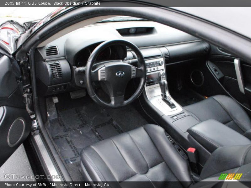 Black Obsidian / Graphite 2005 Infiniti G 35 Coupe
