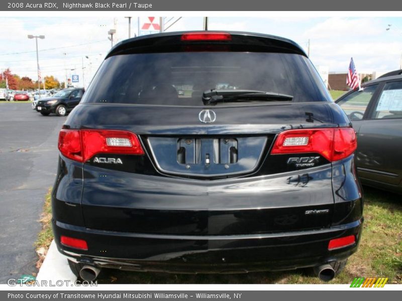 Nighthawk Black Pearl / Taupe 2008 Acura RDX