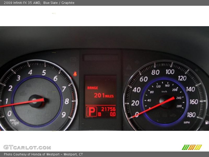Blue Slate / Graphite 2009 Infiniti FX 35 AWD