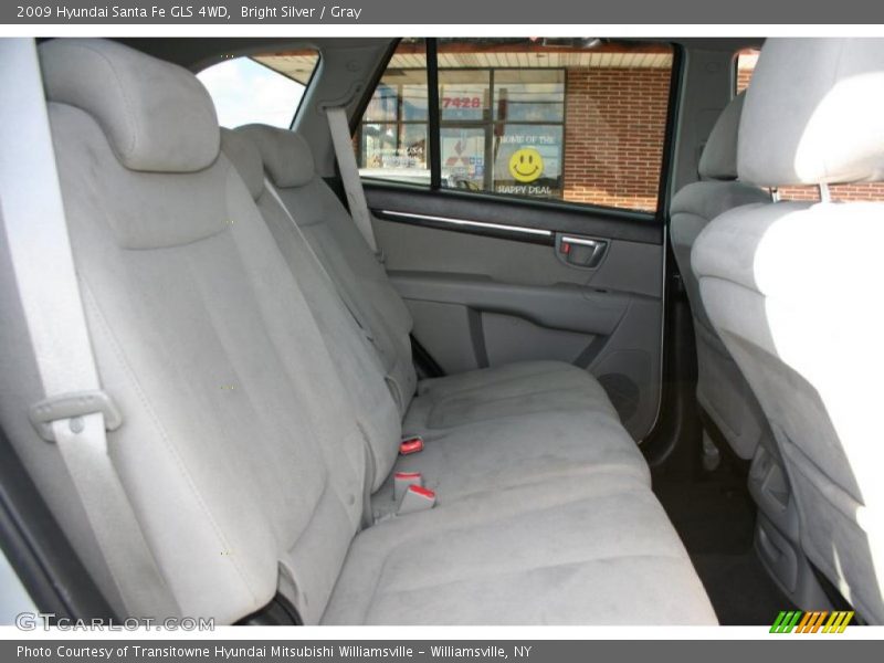 Bright Silver / Gray 2009 Hyundai Santa Fe GLS 4WD