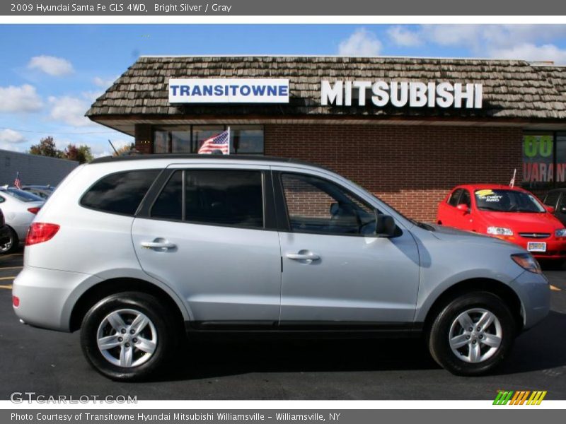 Bright Silver / Gray 2009 Hyundai Santa Fe GLS 4WD