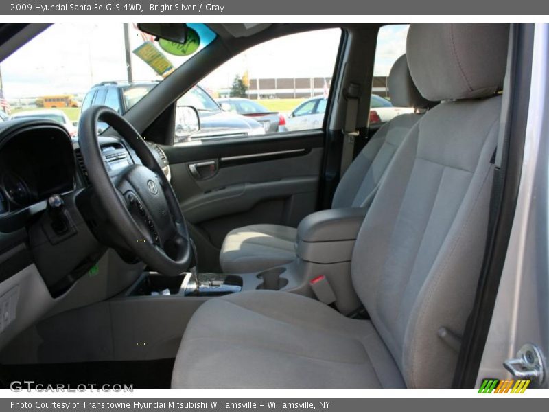 Bright Silver / Gray 2009 Hyundai Santa Fe GLS 4WD