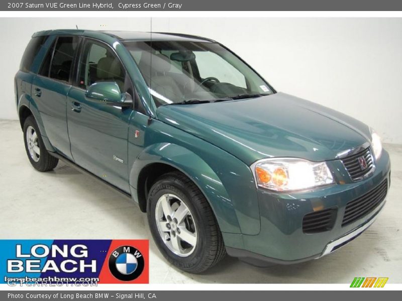 Cypress Green / Gray 2007 Saturn VUE Green Line Hybrid