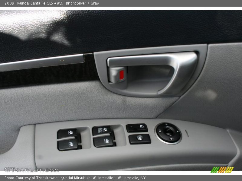 Bright Silver / Gray 2009 Hyundai Santa Fe GLS 4WD