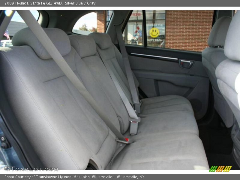 Silver Blue / Gray 2009 Hyundai Santa Fe GLS 4WD