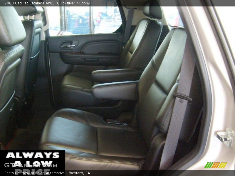 Quicksilver / Ebony 2008 Cadillac Escalade AWD