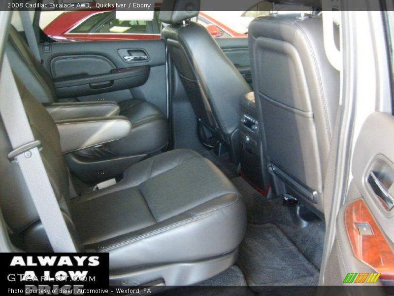 Quicksilver / Ebony 2008 Cadillac Escalade AWD