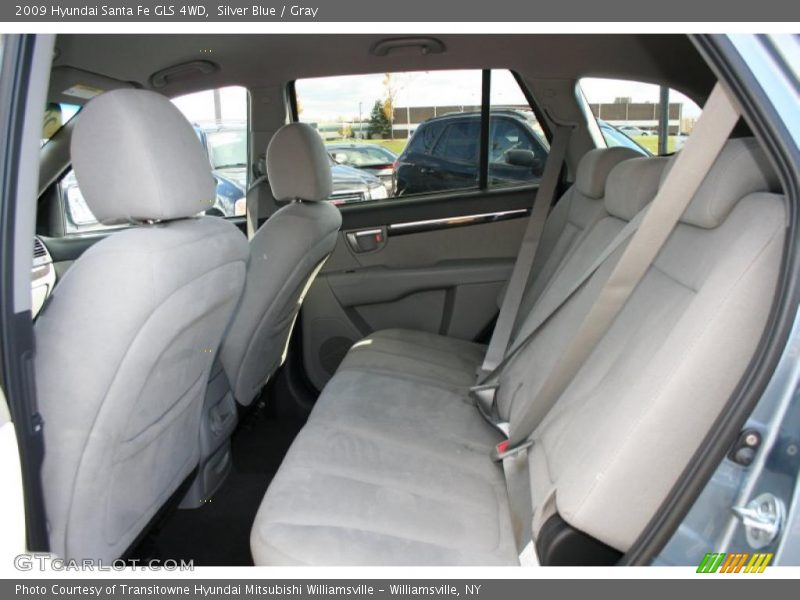 Silver Blue / Gray 2009 Hyundai Santa Fe GLS 4WD