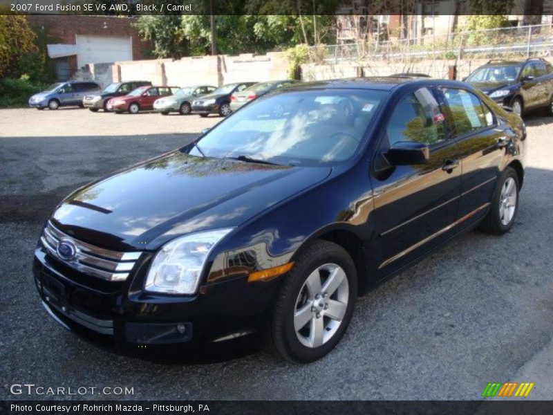 Black / Camel 2007 Ford Fusion SE V6 AWD