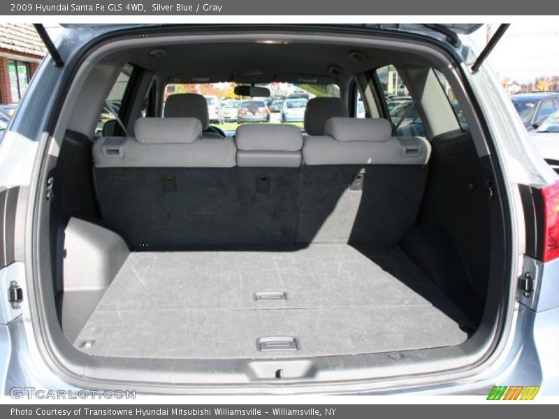 Silver Blue / Gray 2009 Hyundai Santa Fe GLS 4WD