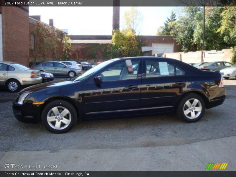 Black / Camel 2007 Ford Fusion SE V6 AWD