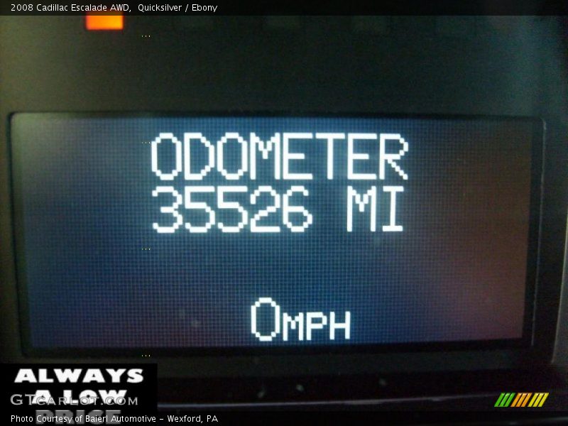 Quicksilver / Ebony 2008 Cadillac Escalade AWD