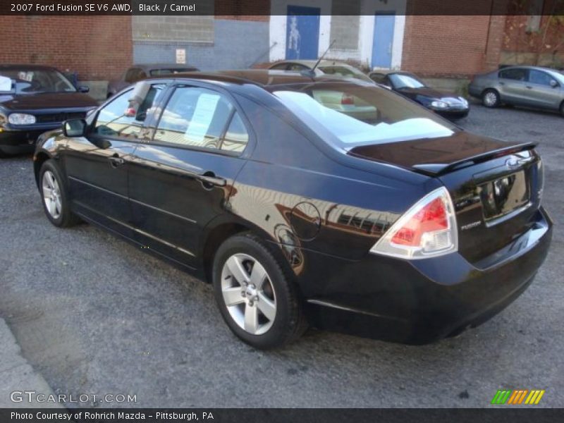 Black / Camel 2007 Ford Fusion SE V6 AWD