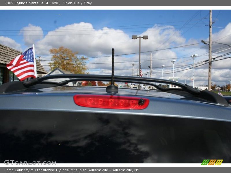 Silver Blue / Gray 2009 Hyundai Santa Fe GLS 4WD