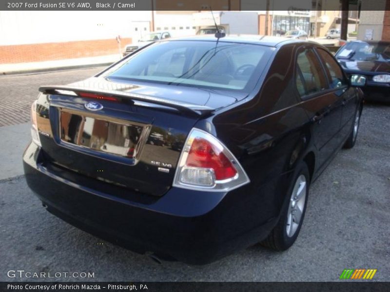 Black / Camel 2007 Ford Fusion SE V6 AWD