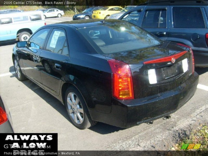 Black Raven / Ebony 2006 Cadillac CTS Sedan