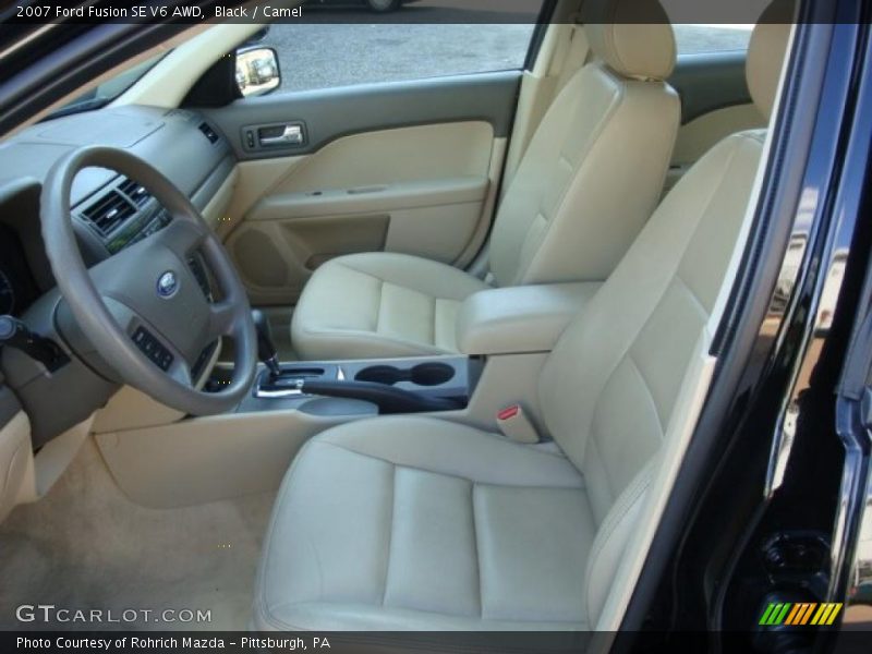Black / Camel 2007 Ford Fusion SE V6 AWD