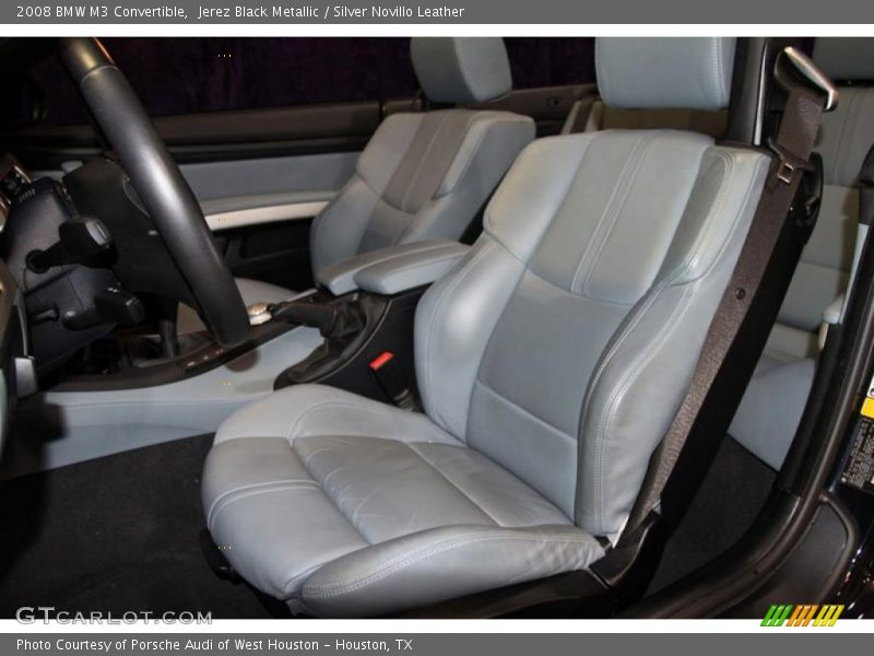  2008 M3 Convertible Silver Novillo Leather Interior