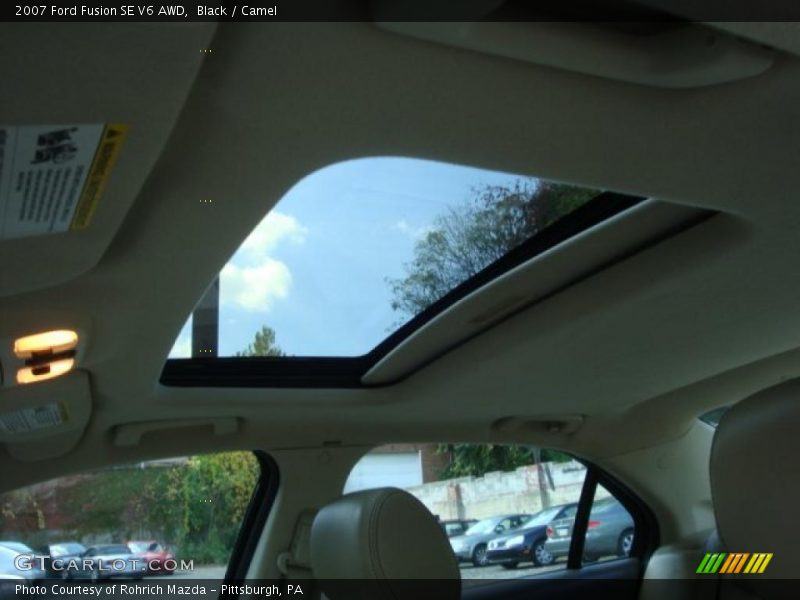 Black / Camel 2007 Ford Fusion SE V6 AWD