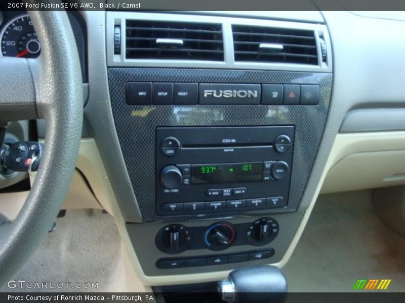 Black / Camel 2007 Ford Fusion SE V6 AWD