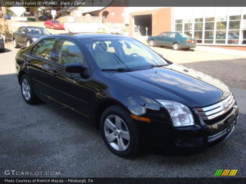 Black / Camel 2007 Ford Fusion SE V6 AWD