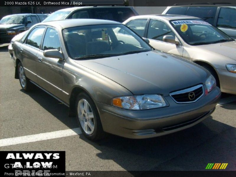 Driftwood Mica / Beige 2000 Mazda 626 LX