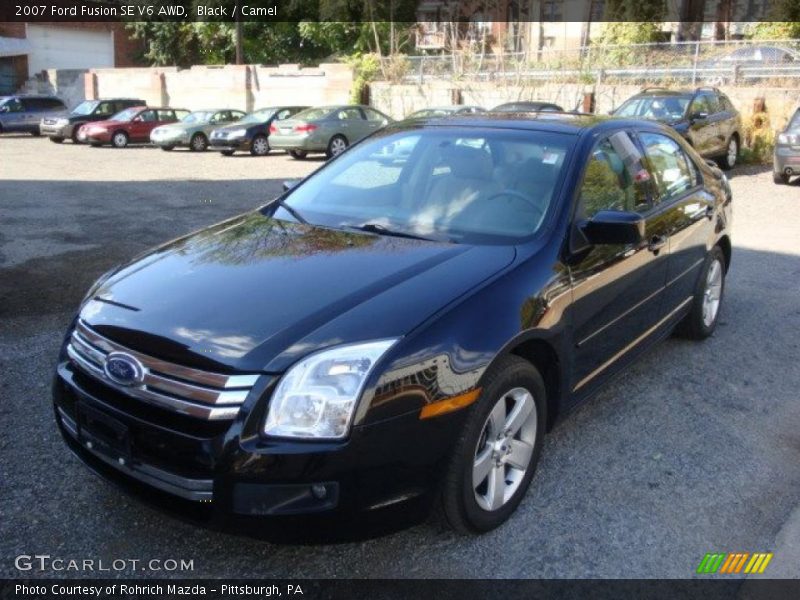 Black / Camel 2007 Ford Fusion SE V6 AWD