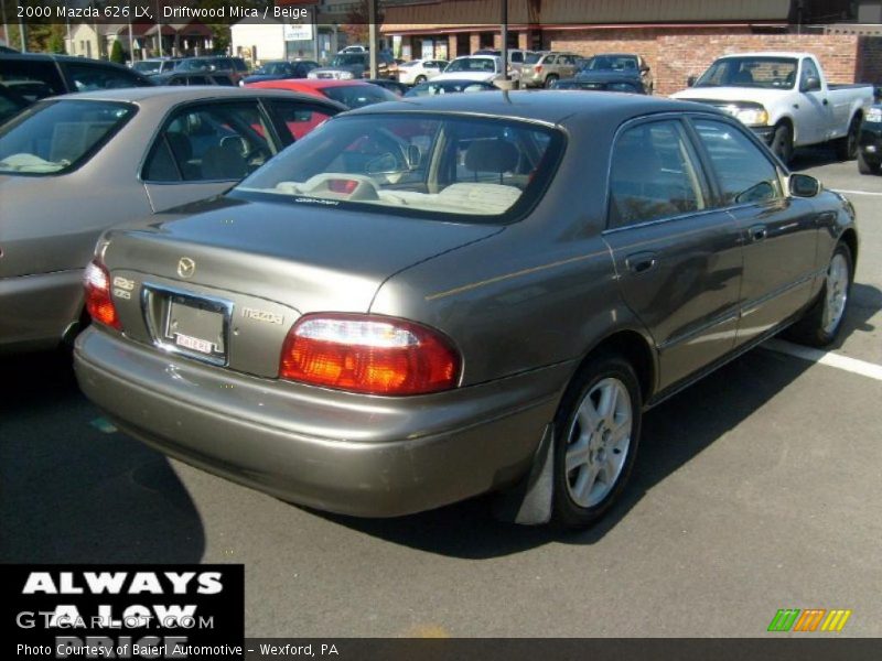 Driftwood Mica / Beige 2000 Mazda 626 LX